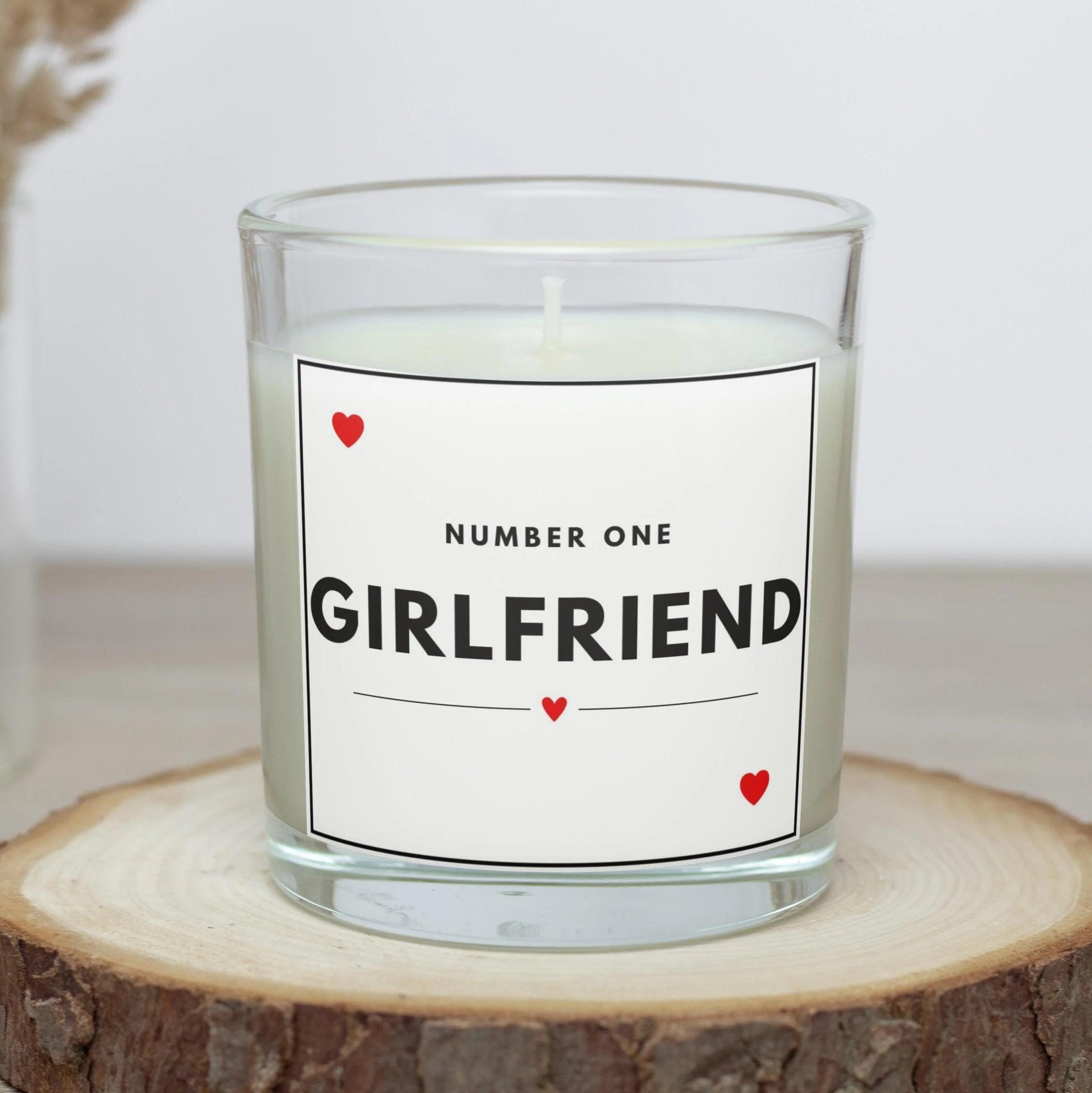 Number 1 Girlfriend Personalised Candle | Girlfriend Message Gift | Number One Girlfriend | Girlfriend Birthday | Christmas | Anniversary Etsy