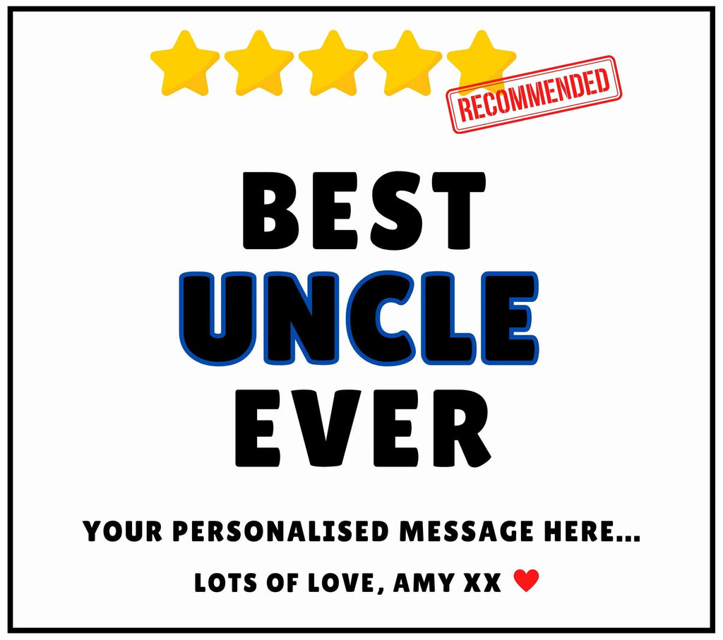 Personalised Best Uncle Ever Stars Candle, Gifts For Uncle, Birthday Gift For Uncle, Thank You Uncle, Best Uncle Gifts Christmas Etsy