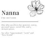 Funny Nanna Noun Message Personalised Candle | Nanna Joke Message Gift | Novelty Nanna Noun Candle | Gifts for Nan | Funny Nanna Birthday Etsy