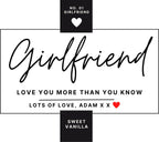 Number One Girlfriend Personalised Candle | Best Girlfriend Gift | Cute Girlfriend Candle | Thoughtful Gift | Christmas | Girlfriend Message Etsy