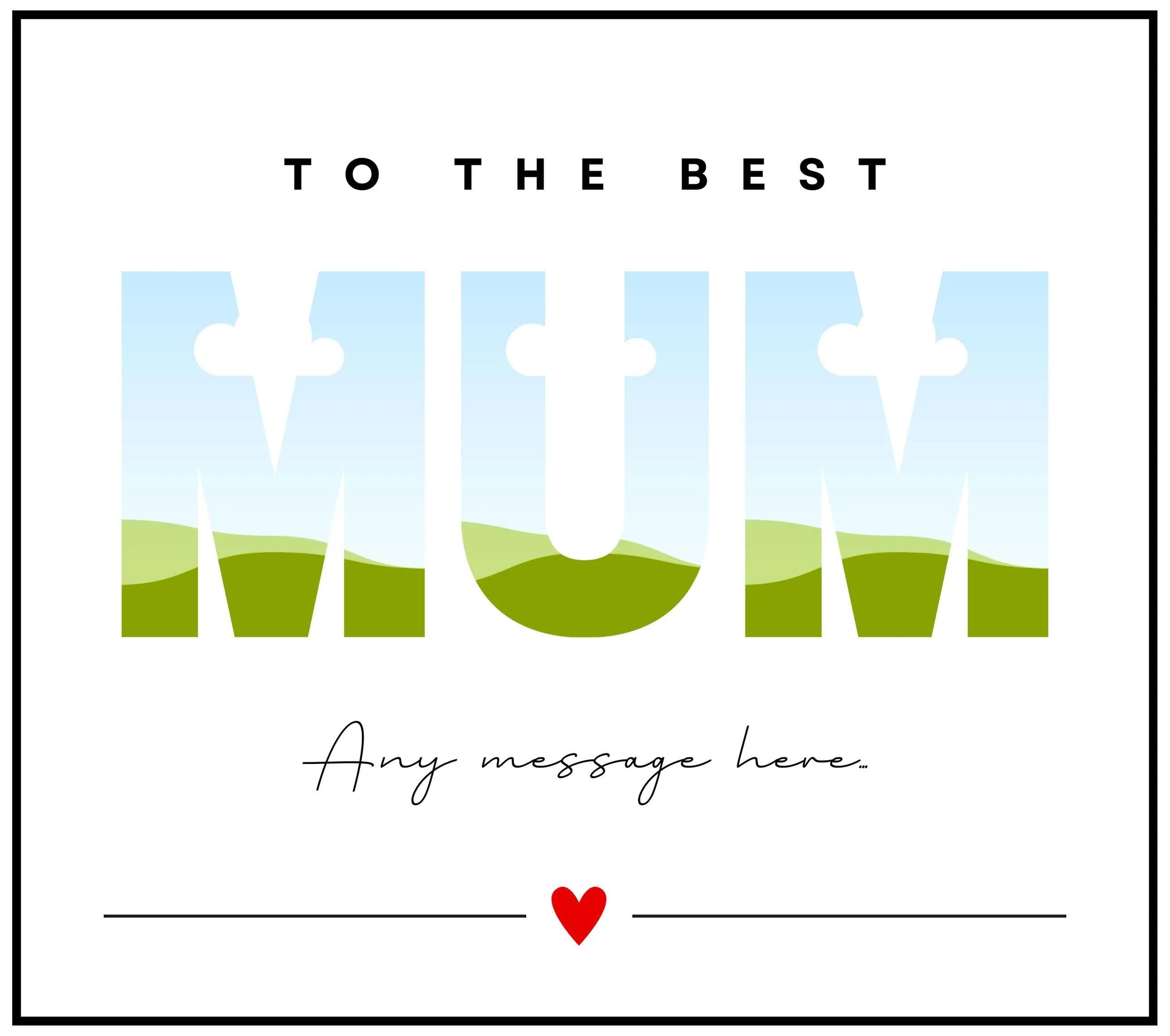 To the Best Mum Photo Personalised Candle | Best Mum Photo Gift | Photo Gifts for Mum | Mum Birthday Gift | Mother's Day | Christmas Gifts Etsy