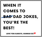 Bad Dad Jokes Funny Personalised Candle | Novelty Gifts for Dad | Funny Dad Joke Message Gift | Dad Pun | Funny Birthday Candle Gift for Dad Etsy