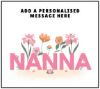 Nanna Message Flowers Personalised Candle | Gift for Nanna | Birthday Gifts for Nanna | Christmas | Custom Nanna | Nanna Message Candle Gift Etsy