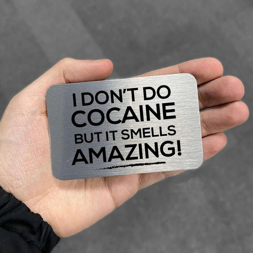 Novelty Cocaine Wallet Card, Secret Santa, Funny Gift, Gift for Him, Cocaine Drugs Joke, Boyfriend, Work Friend, Night Out, On a Bender Gift Etsy