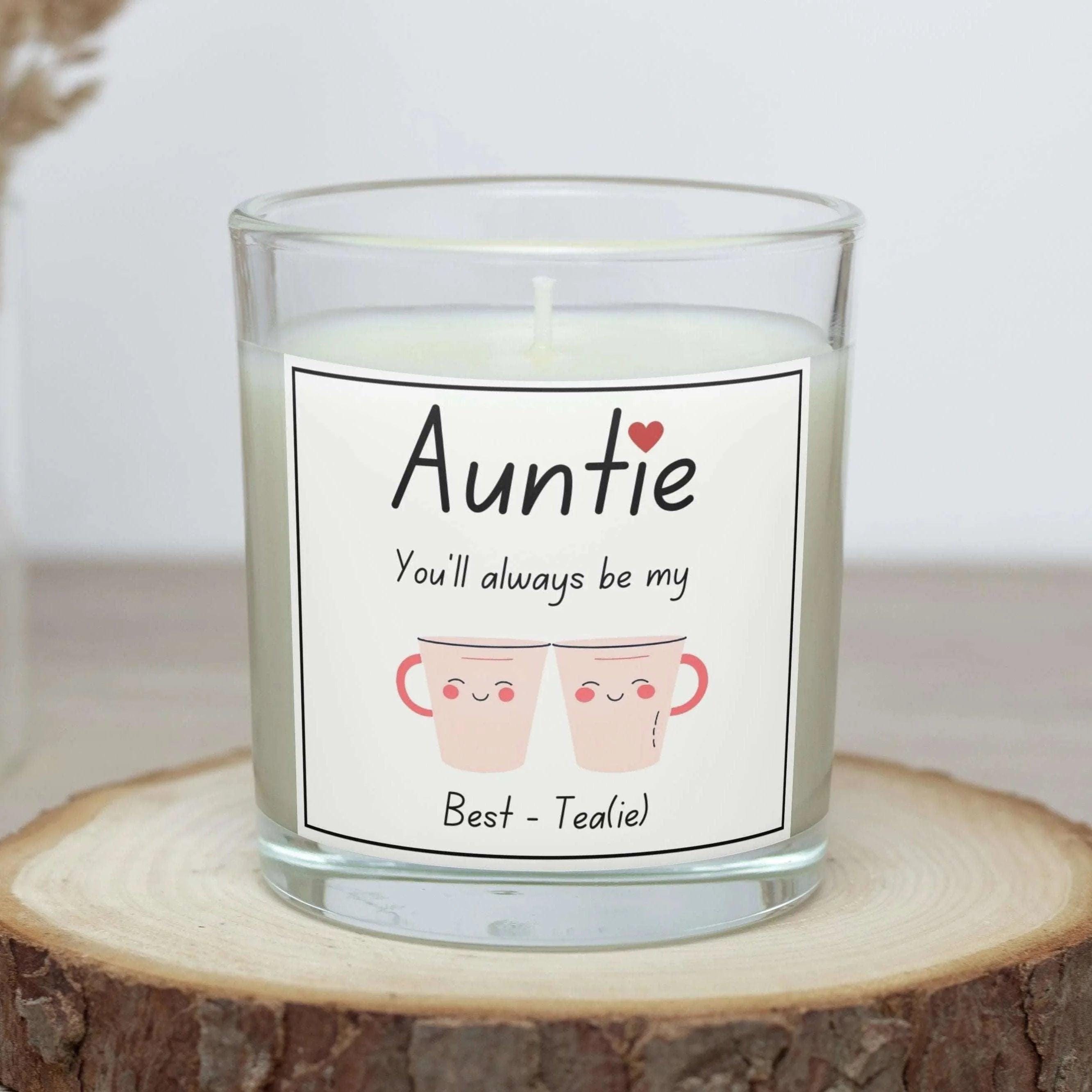 Auntie, My Bestie Personalised Candle | Cute Auntie Gift | Bestie Auntie Gift | Auntie Birthday | Auntie Message Gift | Auntie Best Friend Etsy