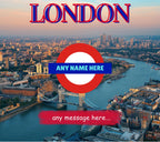 London Personalised Candle | London Gift | City of London Home Decor | Any Message London Gift | Personalised London City Scape Message Gift Etsy