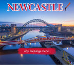 Newcastle Personalised Candle | Newcastle Gift | Newcastle Candle | Newcastle Home Decor | Newcastle Birthday Gift | Newcastle Any Message Etsy