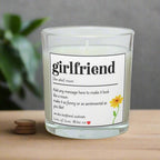 Girlfriend Noun Quote Personalised Candle | Gift for Girlfriend | Girlfriend Message Gift | Girlfriend Birthday | Girlfriend Anniversary Etsy