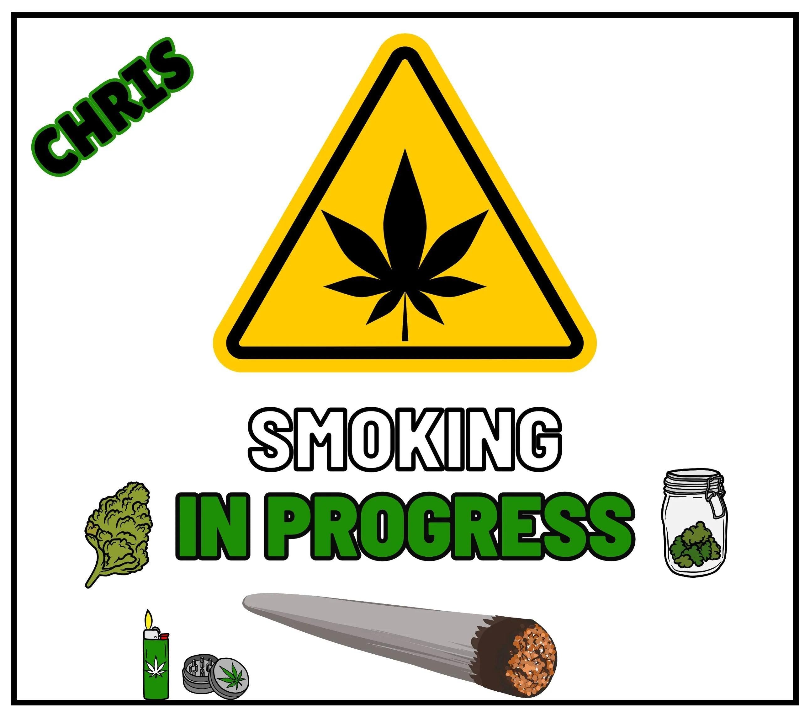 Weed Smoking in Progress Personalised Candle | Novelty Cannabis Smokers Gift | Fun Gift for Smokers | Spliff Gift | Novelty Smoke a Joint Etsy
