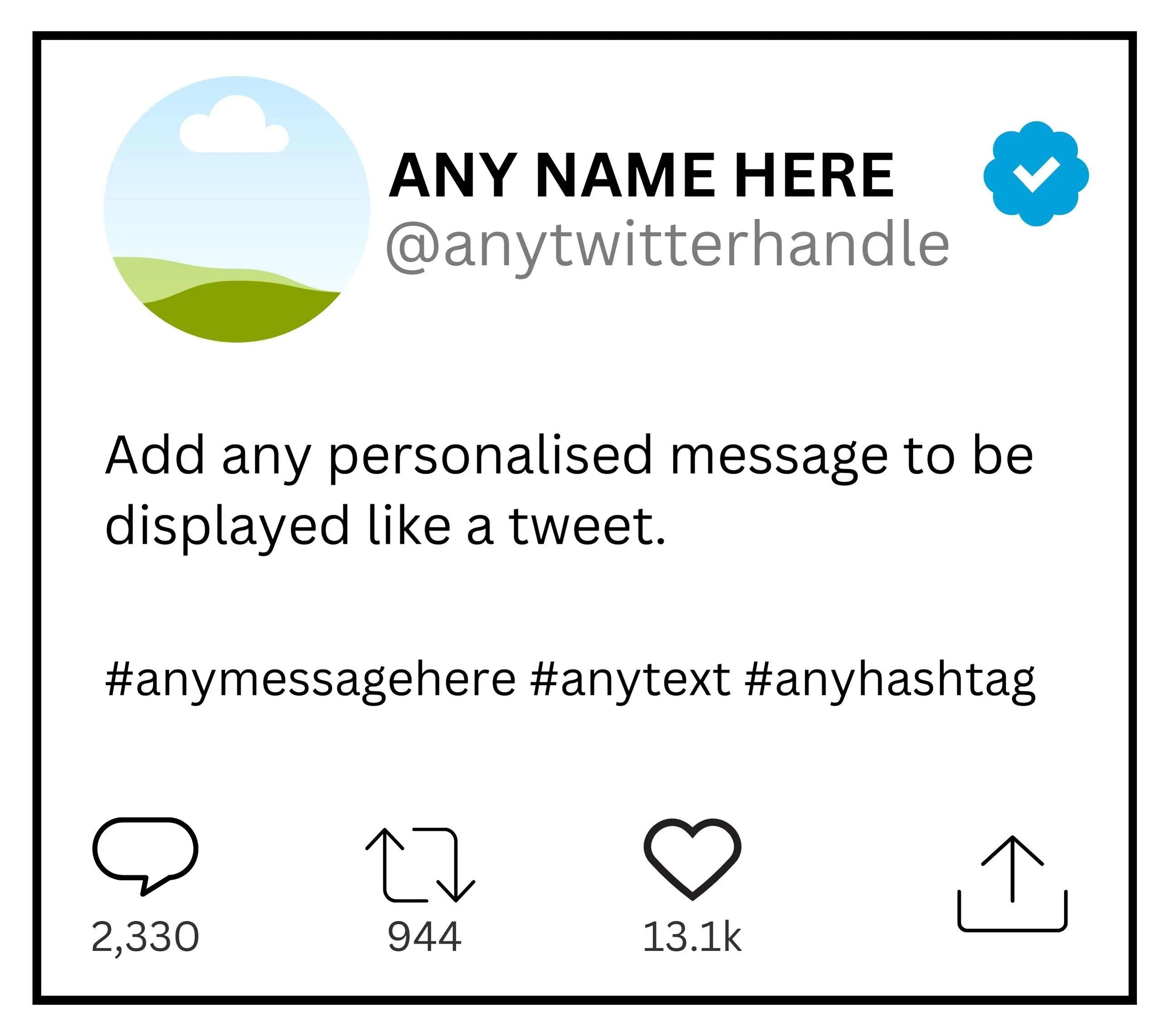 Twitter Post Personalised Candle | Funny Personalised Gift | Twitter Tweet Gift | Social Media Gift | Any Message | X Tweet | Twitter Tweet Etsy