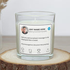 Twitter Post Personalised Candle | Funny Personalised Gift | Twitter Tweet Gift | Social Media Gift | Any Message | X Tweet | Twitter Tweet Etsy