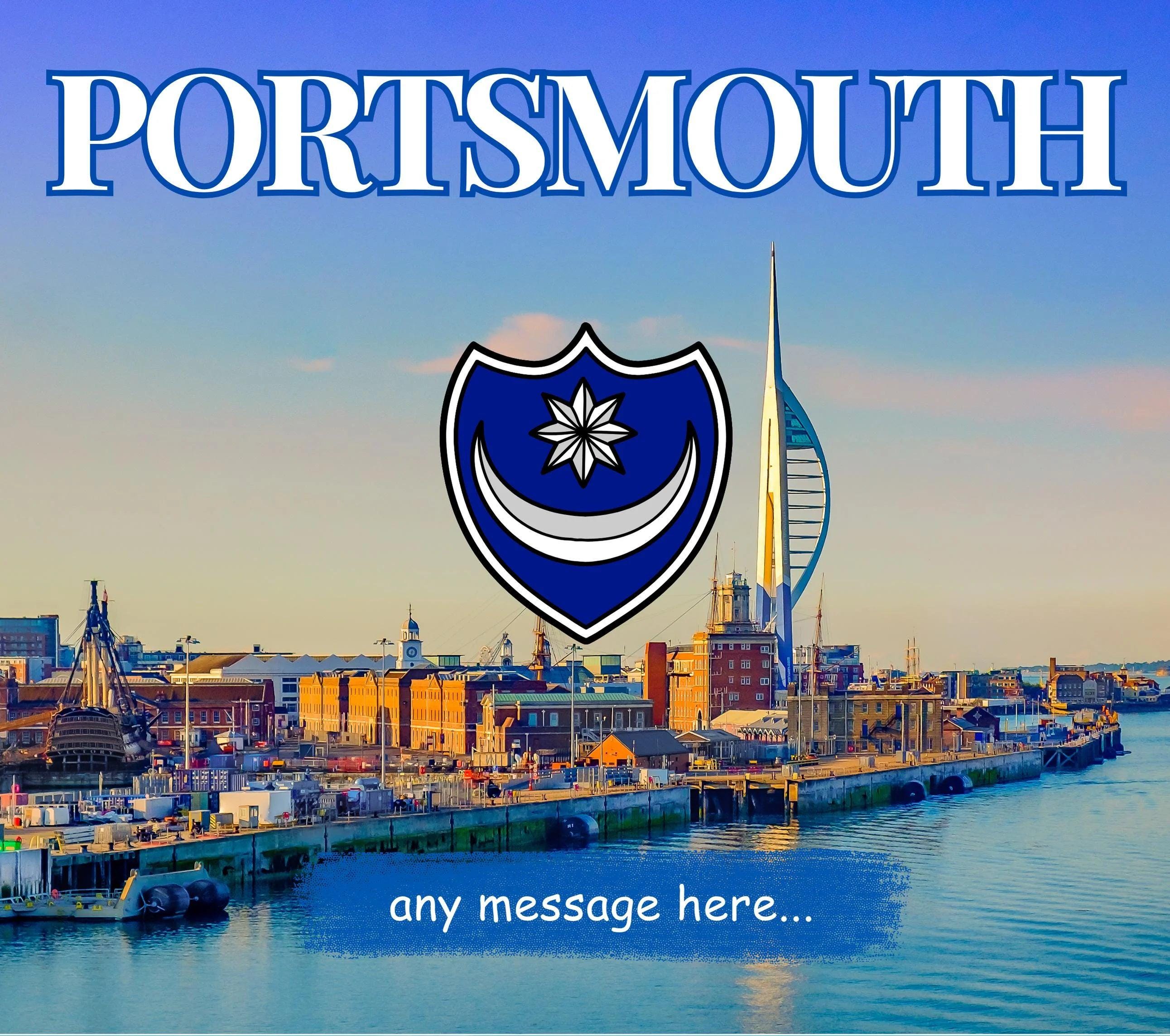 Portsmouth Personalised Candle | Portsmouth Gift | Portsmouth Home Decor | Portsmouth Message Candle Gift | Portsmouth Travel Candle Gift Etsy