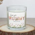 Love You Mummy Personalised Candle | Love You Mummy Gift | Gift for Mummy | Mummy Birthday | Mummy Christmas | Mother's Day Message Gifts Etsy