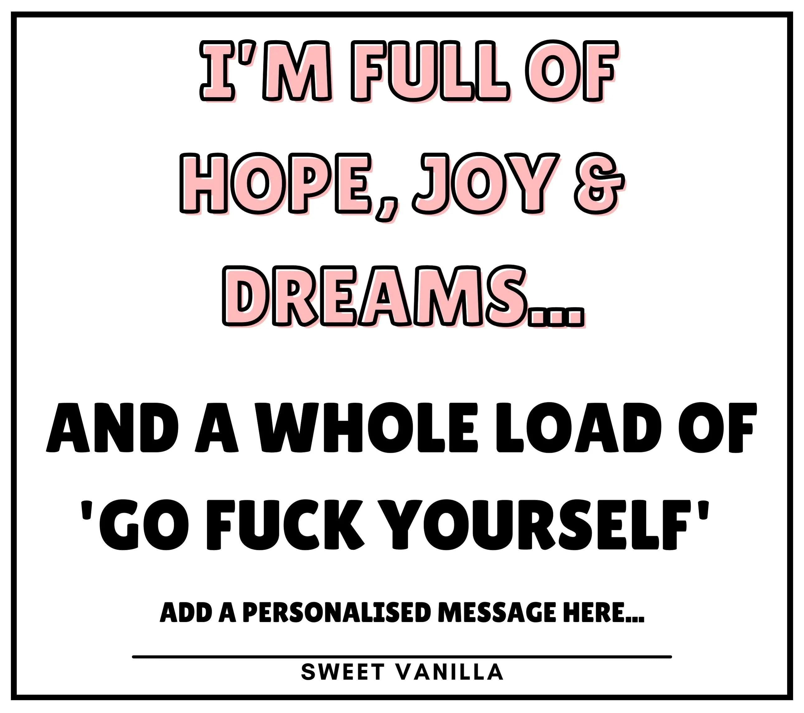 Go Fuck Yourself Personalised Candle | Funny Candle | Novelty Joke Gift | Funny Gift | Gifts For Friend | Humorous Gifts | LOL | Banter Gift Etsy