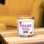 Thank You Personalised Candle | Gift for Her | Appreciation Gift for Her | Pink Thank You Hearts Candle Gift | Gift for Girlfriend | Thanks Etsy