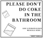 Funny Novelty Cocaine Personalised Candle | Funny House Party | Novelty Drugs Humour | Party Decoration | Joke Party Gift | Funny Cocaine Etsy