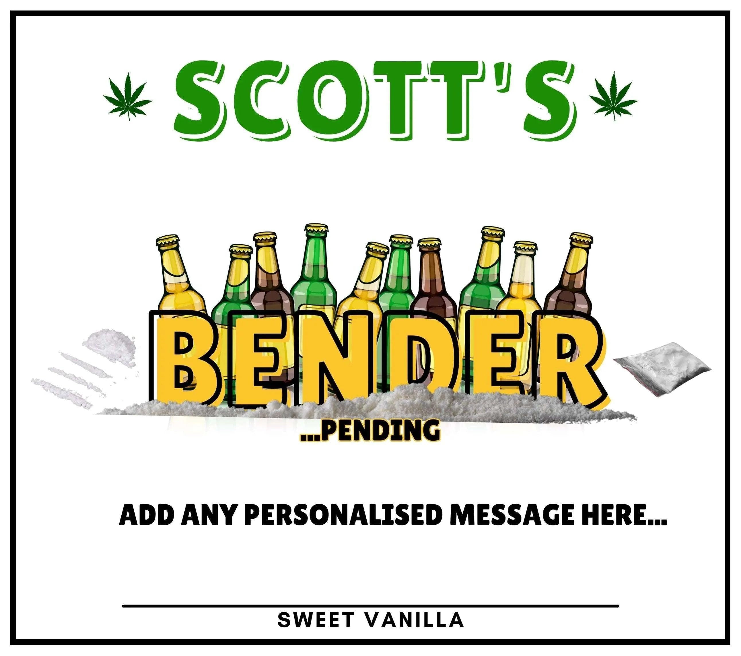 Bender Loading Personalised Candle | Funny Party Gift | Novelty Boyfriend Candle | Sesh Gifts | Stag Party | Adult Night Out Gift | Fun Gift Etsy