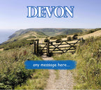Devon Personalised Candle | Devon Gift | Devon Home Decor | Personalised Devon Gift | Devon Holiday Candle | Devon Memories Travel Gift Etsy