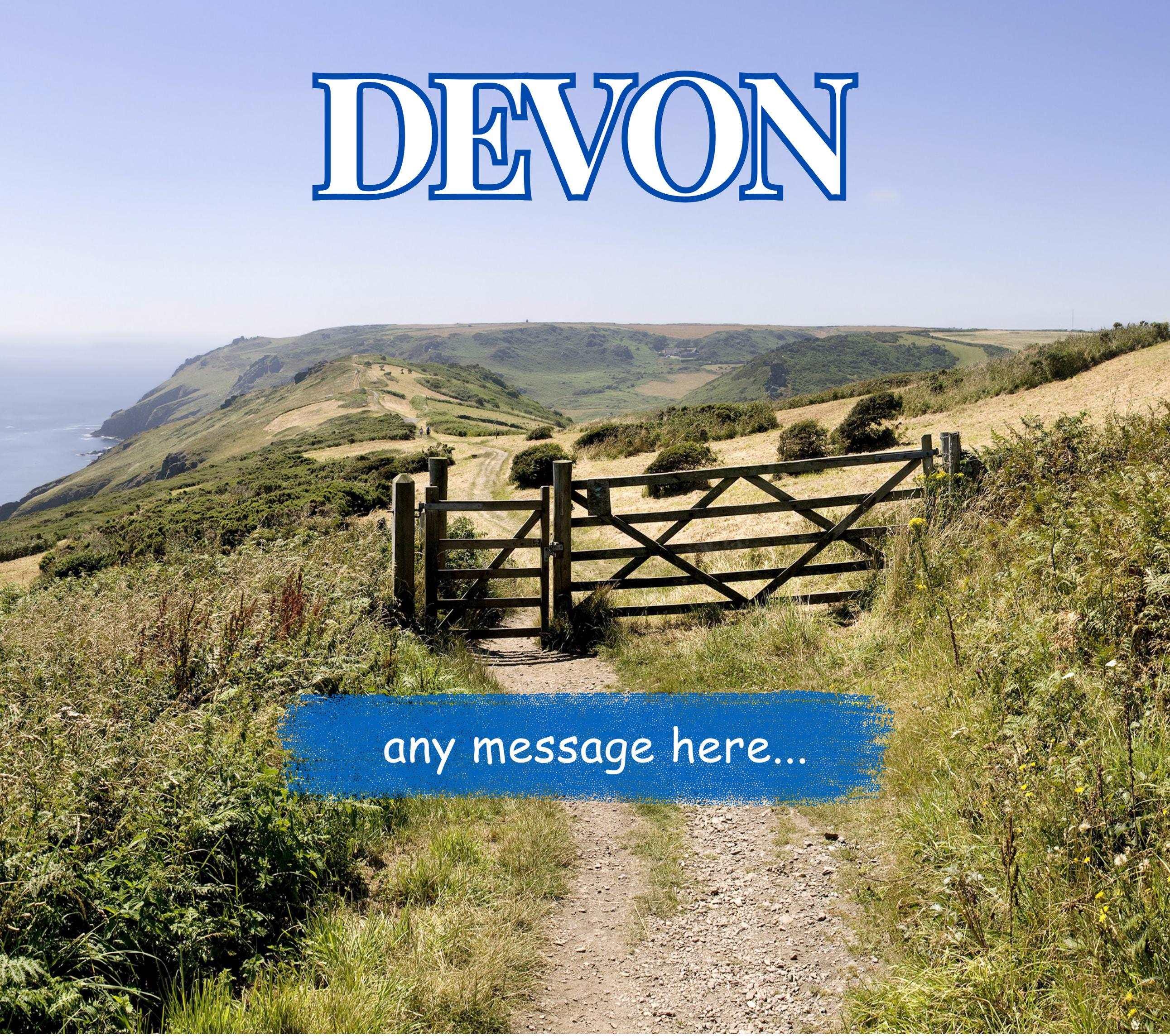 Devon Personalised Candle | Devon Gift | Devon Home Decor | Personalised Devon Gift | Devon Holiday Candle | Devon Memories Travel Gift Etsy