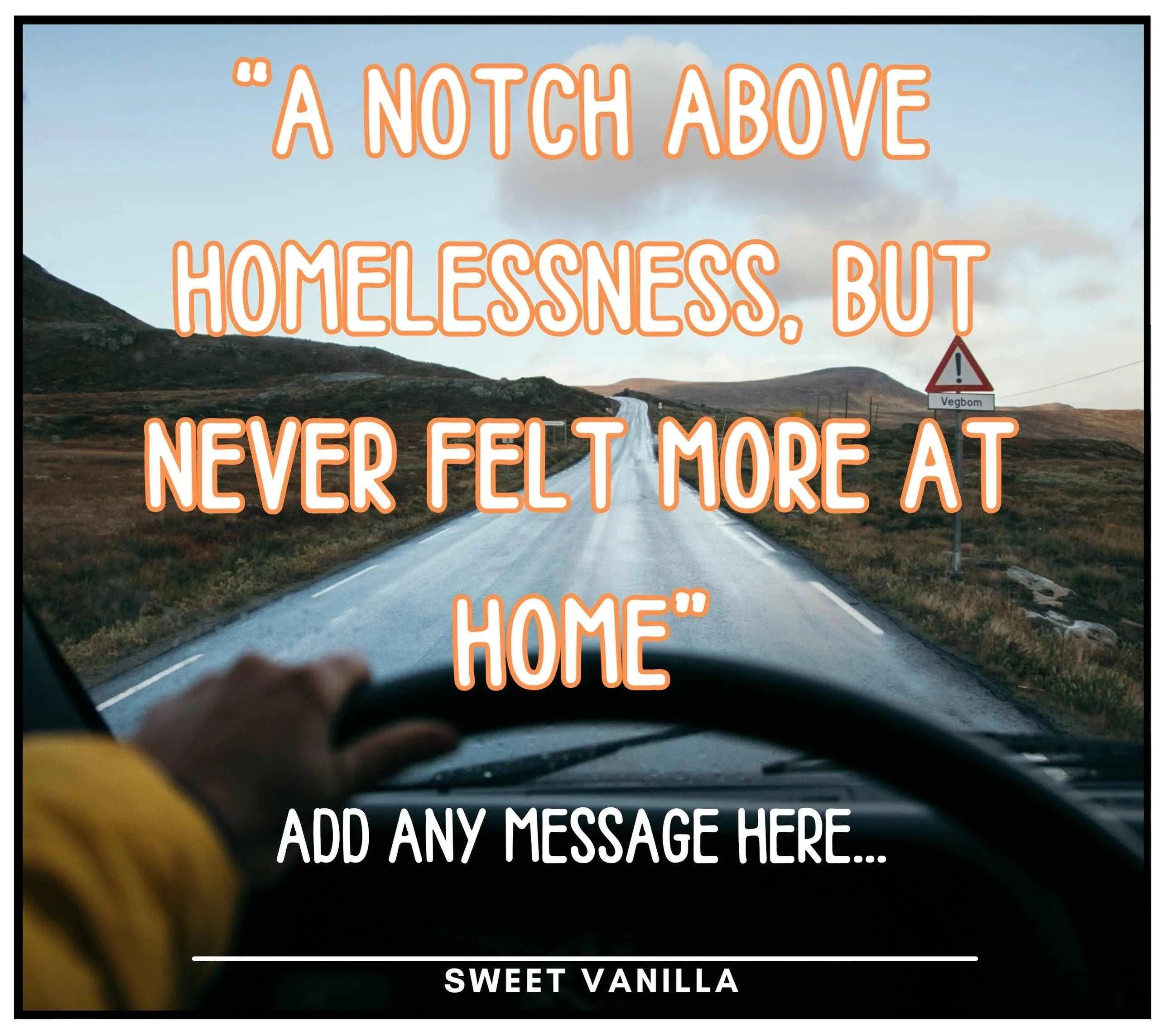 Vanlife Campervan Quote Personalised Candle | Motorhome Quote | Vanlife Decor | Vanlife Quote | Van Conversion | Campervan Life | Travel Etsy
