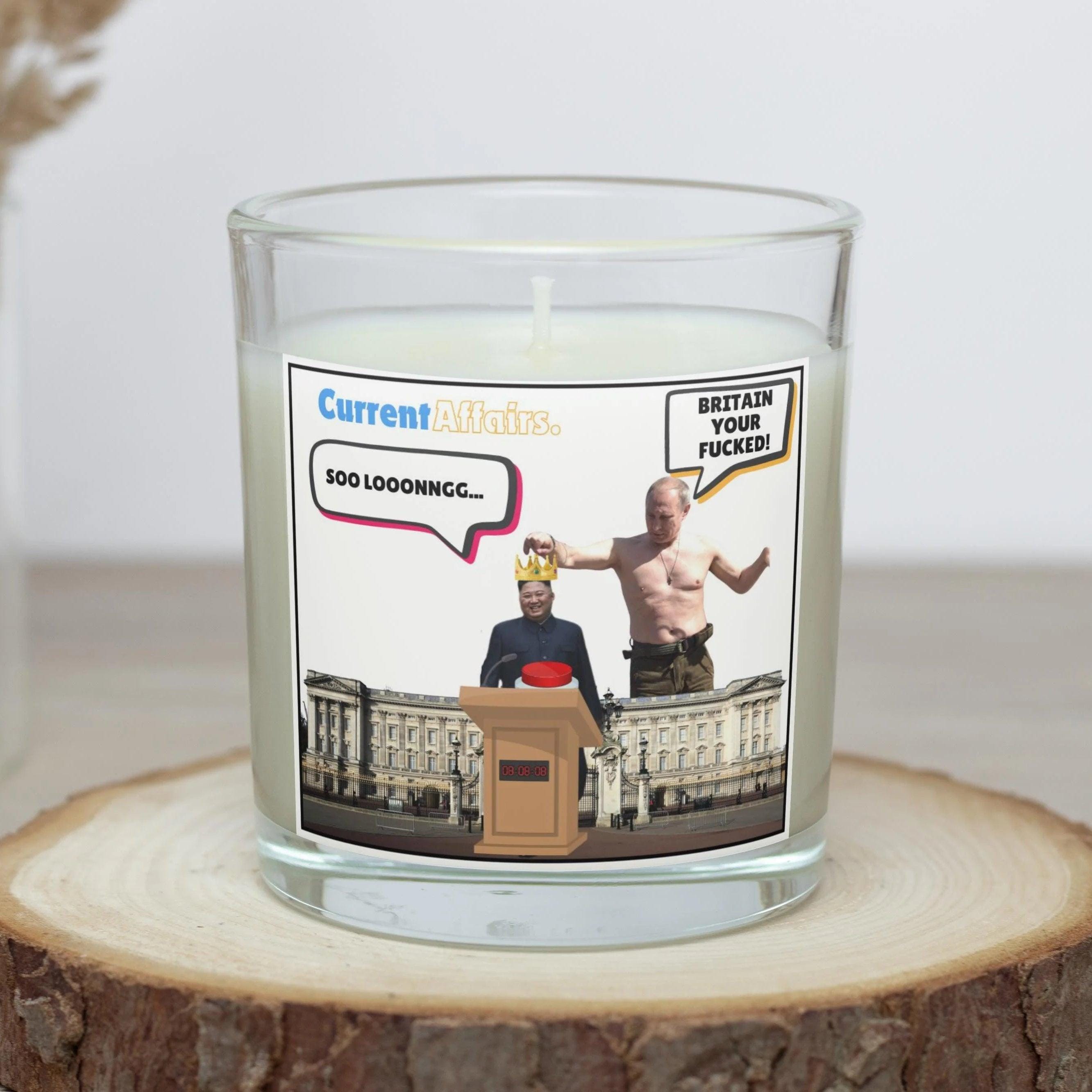 Vladimir Putin - Kim Jong Un Funny Personalised Candle | North Korea | Russia | Funny Politics Novelty Gift | Funny Message Candle Gift Etsy