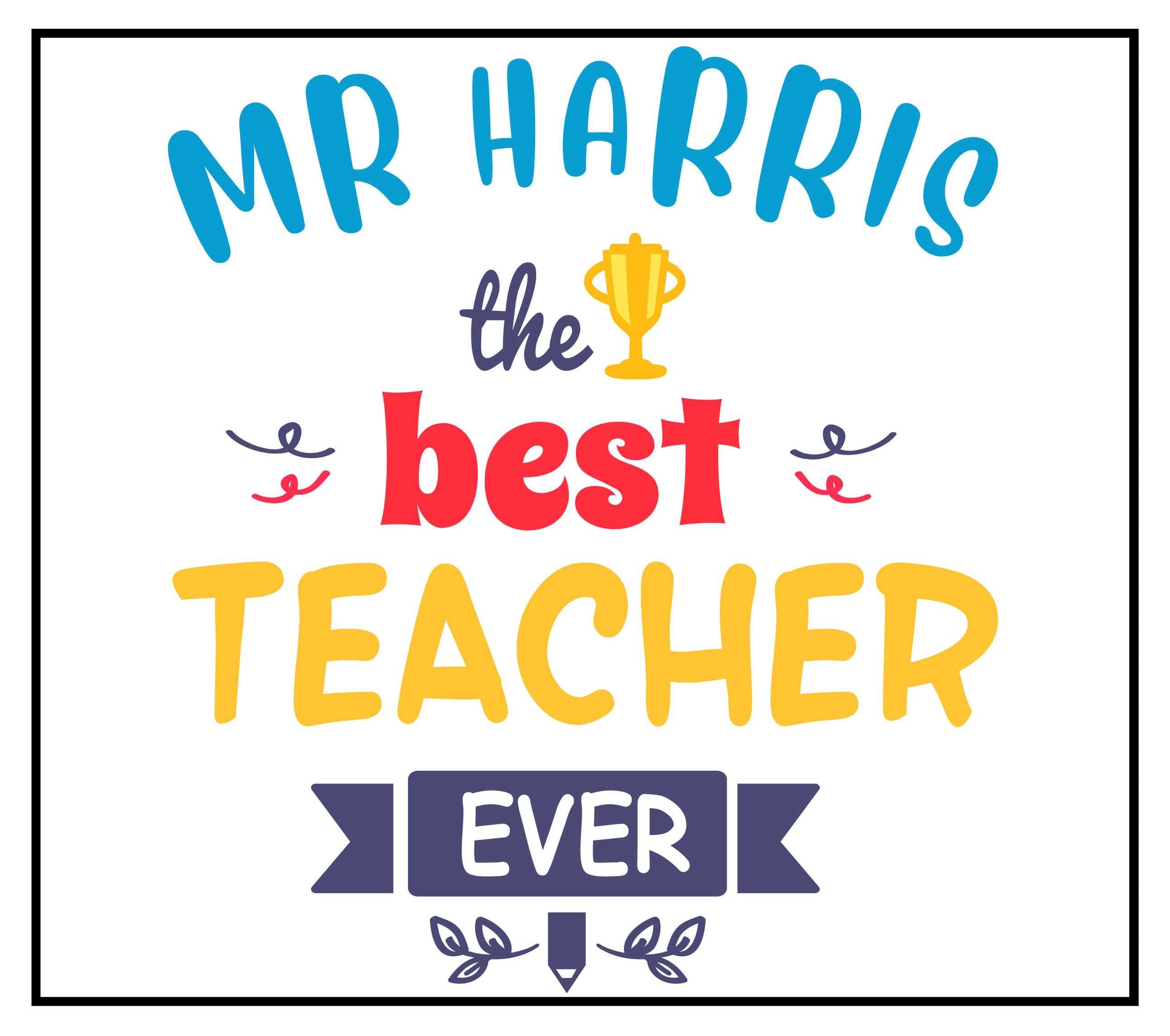 Best Teacher Name Personalised Candle | Best teacher Ever Candle Gift | End of Term Teacher | Trophy Teacher Gift | Personalised School Gift Etsy