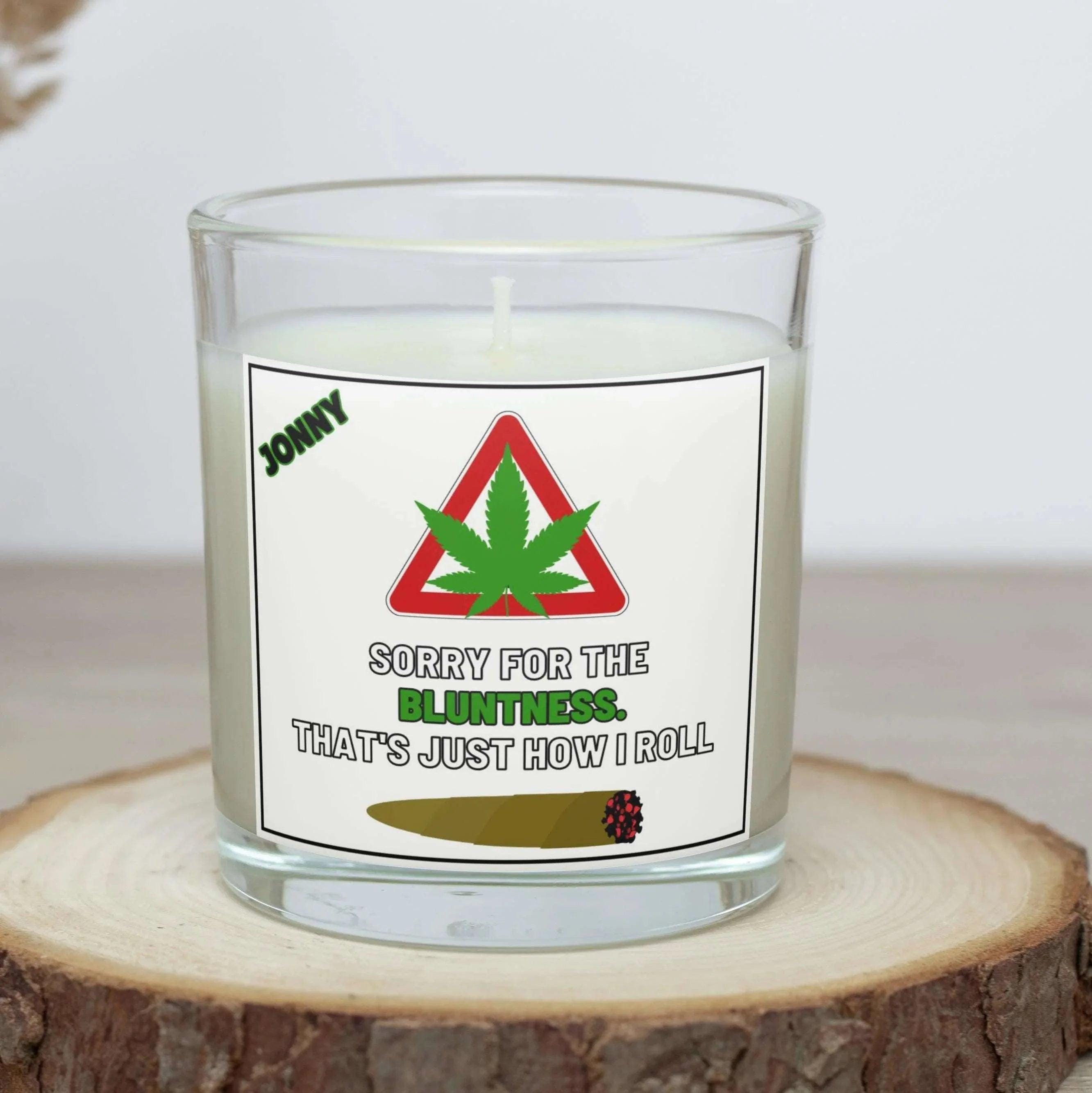 Cannabis Blunt Weed Candle Gift | Funny Weed Smokers Gift | Blunt | Spliff | 420 | Gifts for Weed Smoker | Novelty Marijuana Candle Gifts Etsy