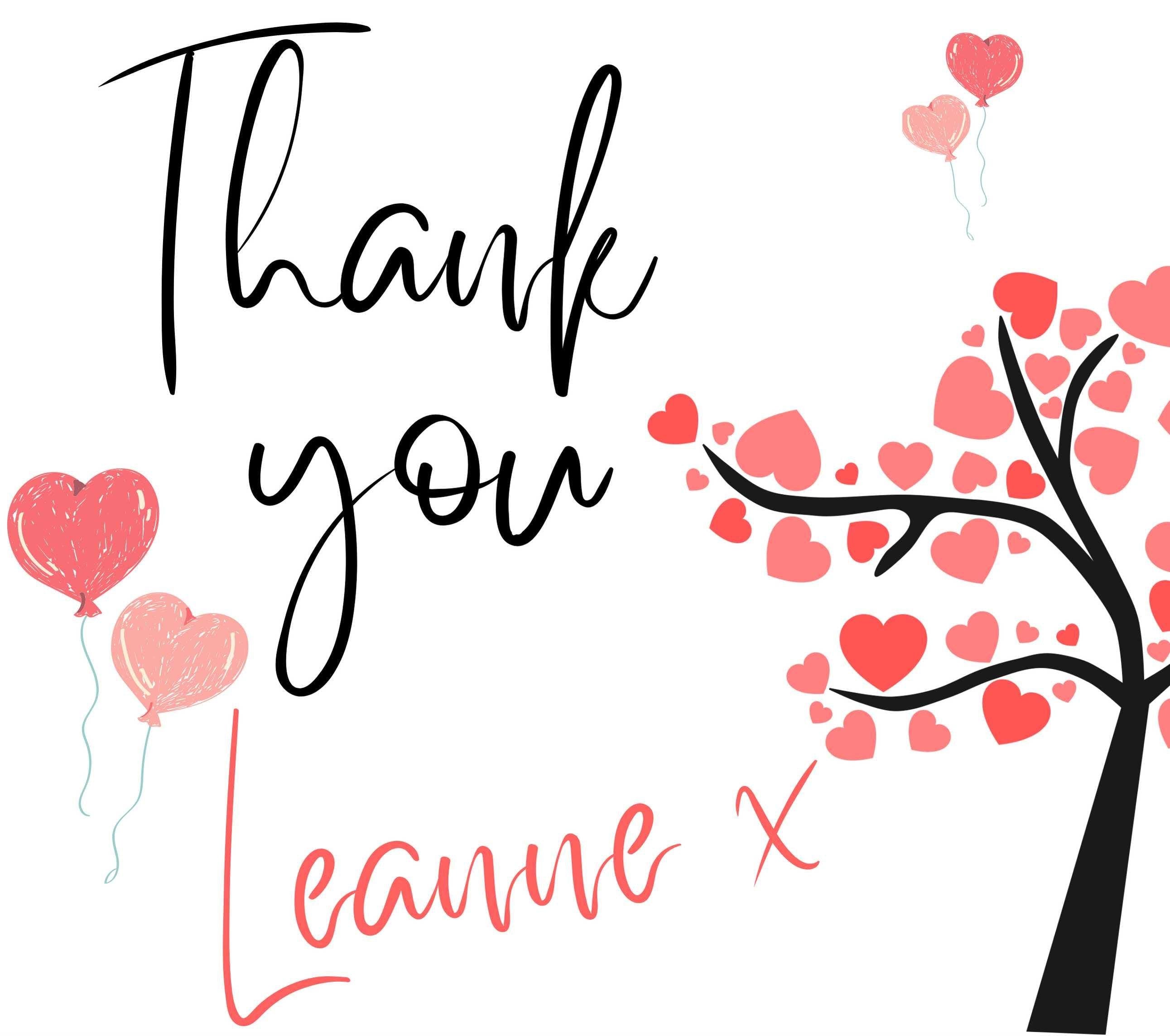 Thank You Balloon Personalised Candle | Thank You Gift | Thank You Present | Any Message Gift | Appreciation Gift | Gratitude Gift | Thanks Etsy