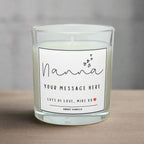 Nanna Heart Message Personalised Candle Gift | Nanna Message Gift | Gift for Nan | Nanna Birthday | Nanna Christmas | Grandma Gifts | Nanna Etsy