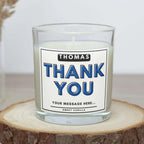 Thank You Name Personalised Candle Gift | Best Thank You Gifts for Him | Personalised Thank You Message | Appreciation Candle Gift for Him Etsy