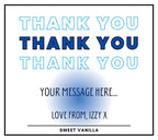 Blue Thank You Gift for Him | Personalised Thank You Candle | Thank You Brother | Thank You Husband | Son Gift | Thank You Friend Candle Etsy
