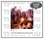 Instagram Photo Thank You Message Gift | Personalised Thank You Candle | Thank You Photo Gift | Appreciation Gift | Photo Thank You Candle Etsy