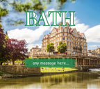 Bath Personalised Candle | Bath Gift | City of Bath Gift | Bath Holiday | Bath Birthday | Bath Personalised Message Gift | Bath Home Decor Etsy