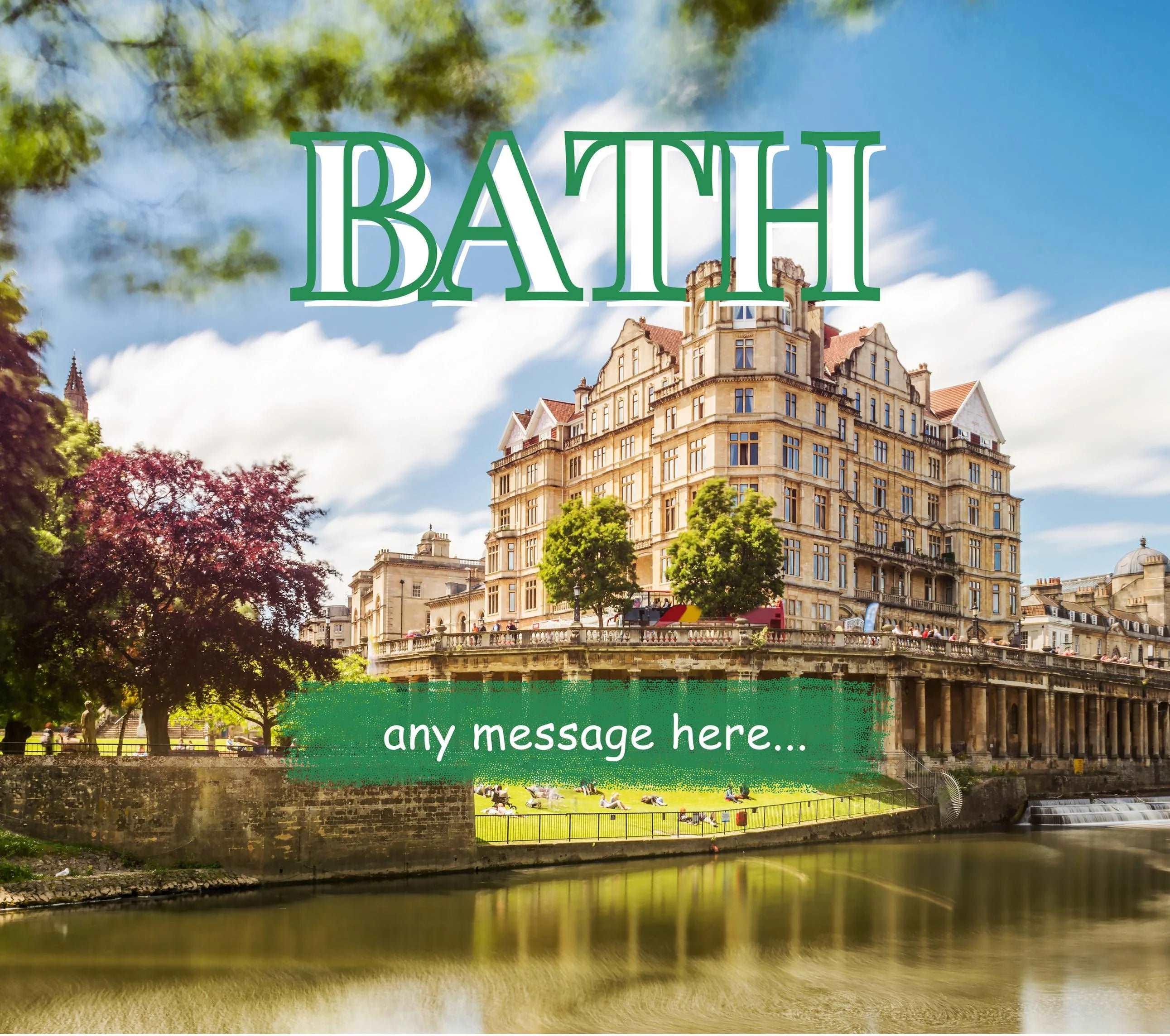 Bath Personalised Candle | Bath Gift | City of Bath Gift | Bath Holiday | Bath Birthday | Bath Personalised Message Gift | Bath Home Decor Etsy