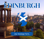 Edinburgh Personalised Candle | Edinburgh City Gift | Edinburgh home Decor | Scotland Message | Scottish Gift | Edinburgh Travel Candle Gift Etsy