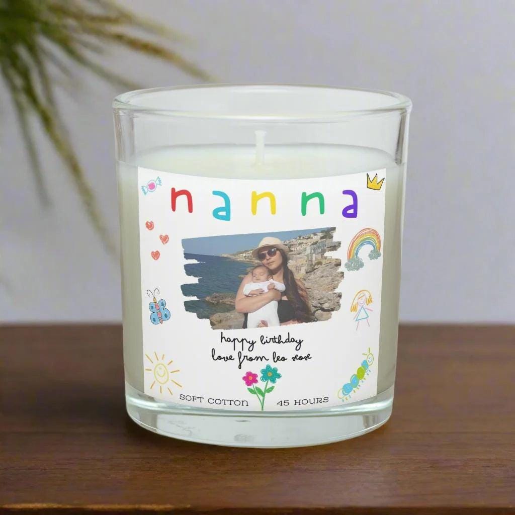 Nanna Personalised Soy Wax Candle Christmas Etsy