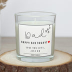 Dad Message Personalised Candle Gift | Any Message Dad Gift | Dad Birthday | Father's Day Gifts | Dad Appreciation Message | Dad Candle Gift Etsy