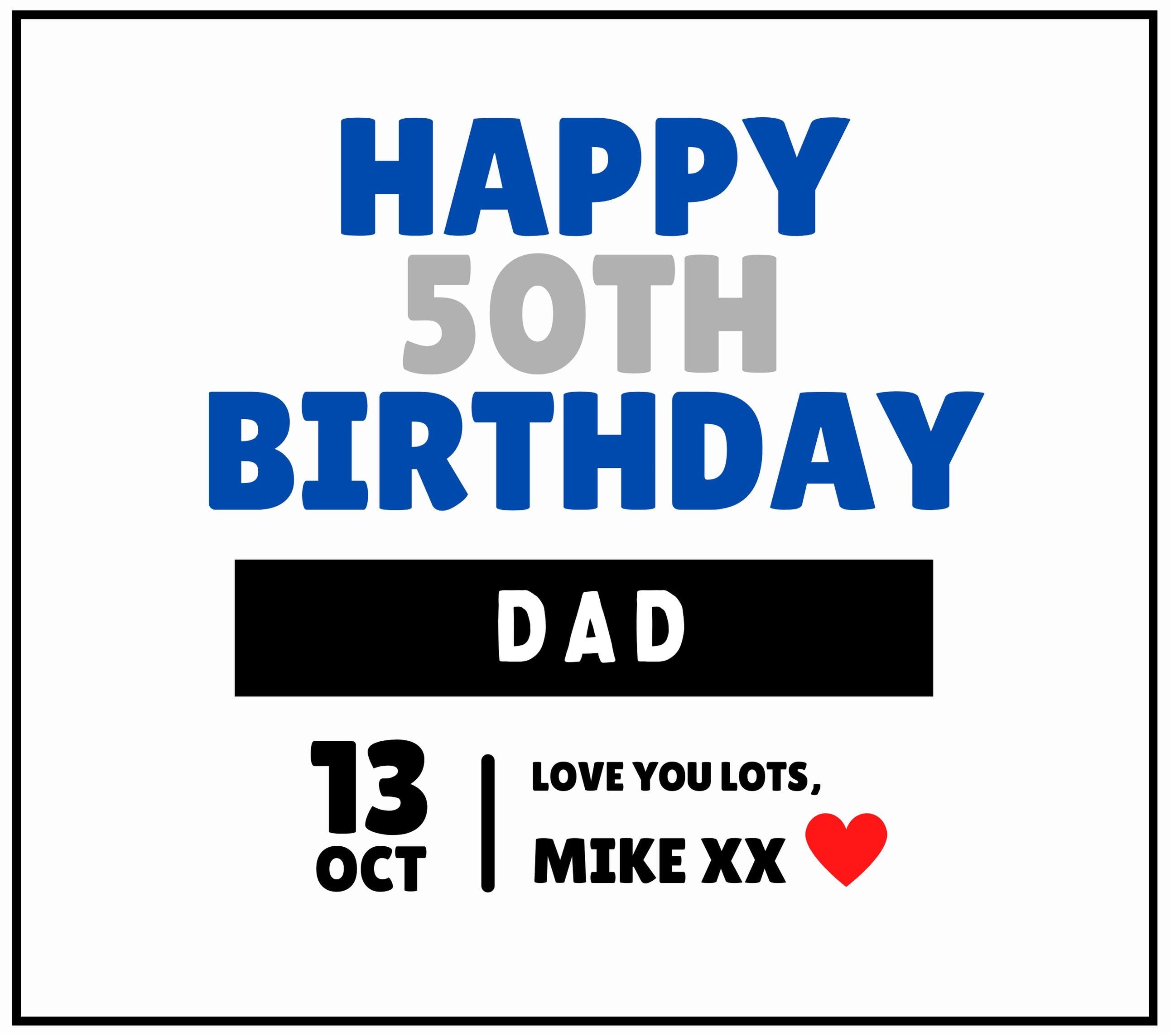 Happy Birthday Dad Personalised Candle Gift | Age & Message | Dad Birthday | From Son Birthday Gift | From Daughter | Dad Birthday Message Etsy