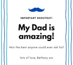 My Dad is Amazing Personalised Candle | Dad Appreciation Gift | Shoutout Dad Message | Dad Birthday | Thank You Dad Personalised Candle Gift Etsy