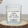 My Favourite Child Gave Me This Candle | Gifts for Dad | Dad Message Candle | Best Dad Gift | Favourite Son Daughter | Funny Dad Candle Gift Etsy