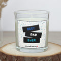 Best Dad Ever Personalised Candle Gift | Best Dad Message Gift | Dad Appreciation Gift | Father's Day | Dad Birthday Candle | Thank You Dad Etsy