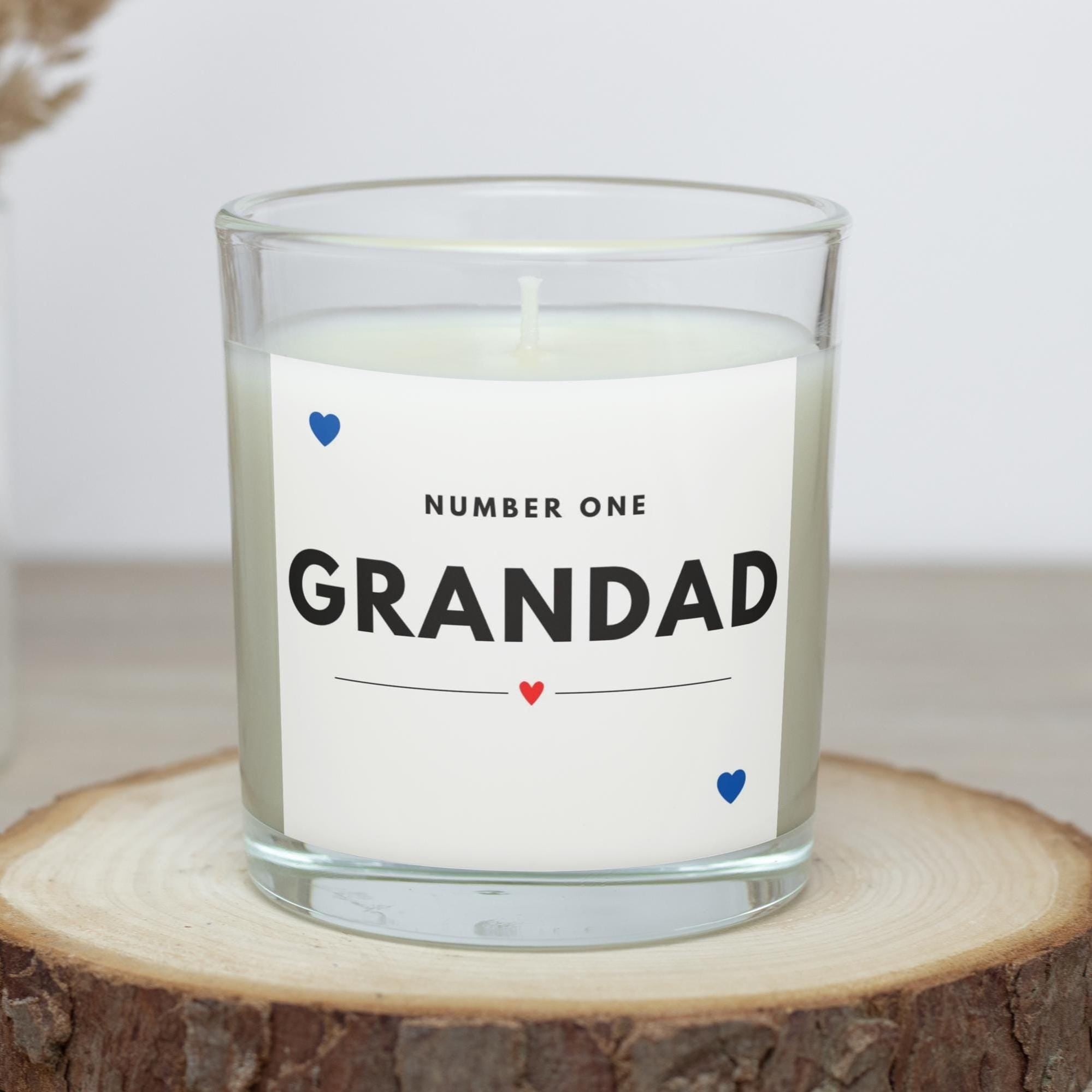 Number One Grandad Personalised Candle Gift | Best Grandad Gift | Grandad Appreciation | Thank You Grandad Candle | Gift from Grandchildren Etsy