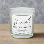 Mum Hearts Message Personalised Candle Gift | Gift for Mum | Mum Appreciation | Thank You Mum | From Son Gift | From Daughter | Mum Birthday Etsy