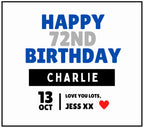 Happy Birthday Boyfriend Personalised Candle | Any Age Boyfriend Birthday Gift | Custom Birthday Age Message Gift | Milestone Birthday Gift Etsy