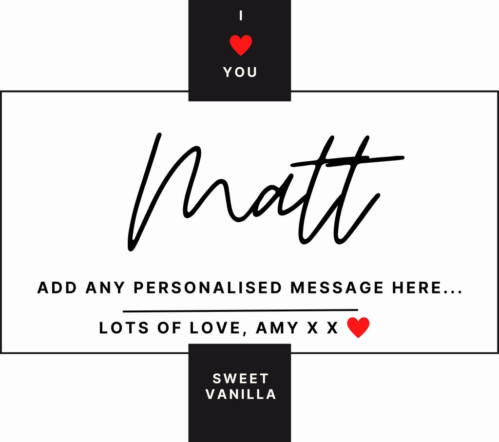 I Love you Boyfriend Personalised Candle | Custom Boyfriend Gift | Romantic Candle for Boyfriend | Cute Boyfriend Message Personalised Gift Etsy