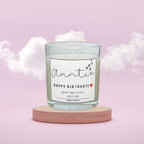 Auntie Hearts Message Personalised Candle Gift | Thoughtful Candle for Auntie | Auntie Birthday | Thank You Auntie Message | Cute Aunty Gift Etsy