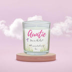 Auntie you're the Best Personalised Candle | Best Auntie Gift | Auntie Christmas Gift | Auntie Birthday Gift | Auntie Message Gifts | Aunty Etsy