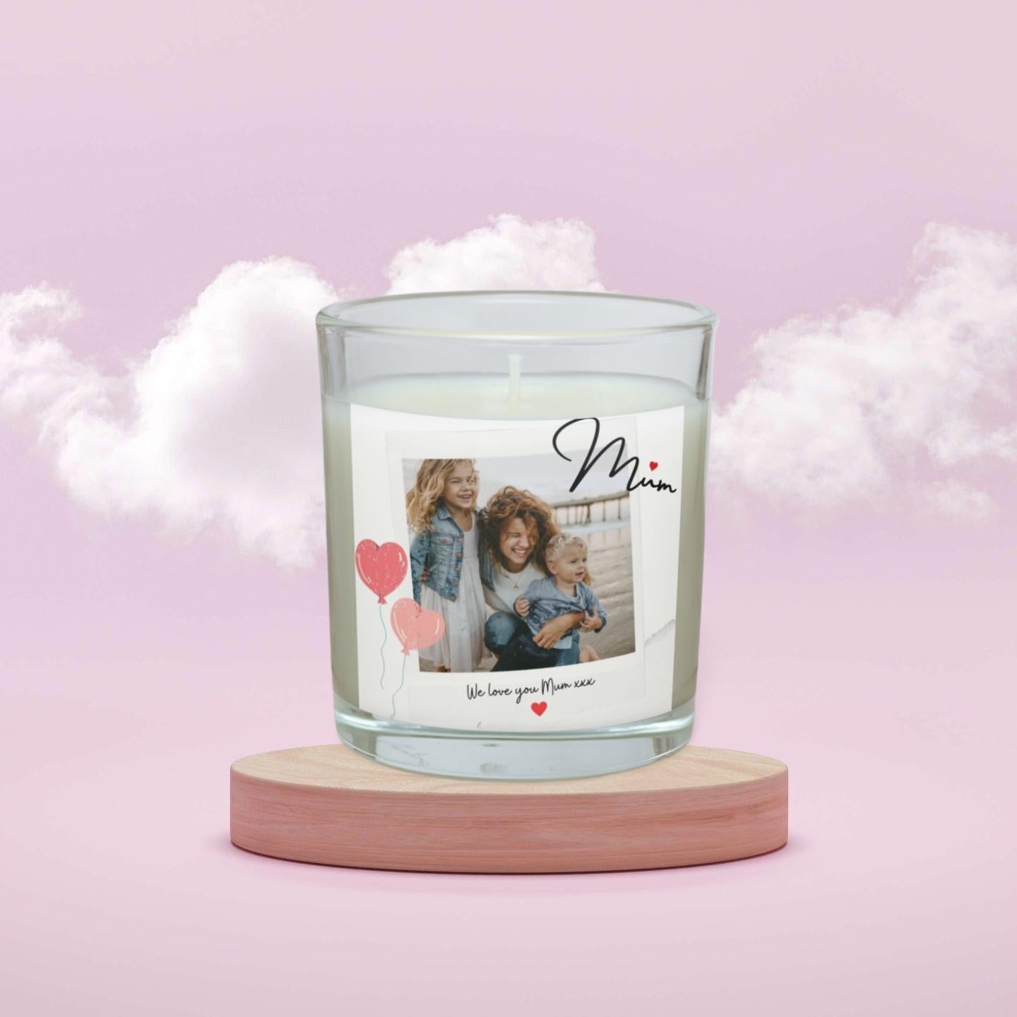 Mum Photo Message Personalised Candle | Mum Photo Gifts | Gifts for Mum | Mum Message Photo Candle | Mum Photo Message | From Son Daughter Etsy