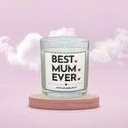Best Mum Ever Personalised Candle | Best Mum Ever Gift | Best Mum Ever Hearts Candle | Gift for Mum | Mum Birthday | Mum Christmas Gifts Etsy