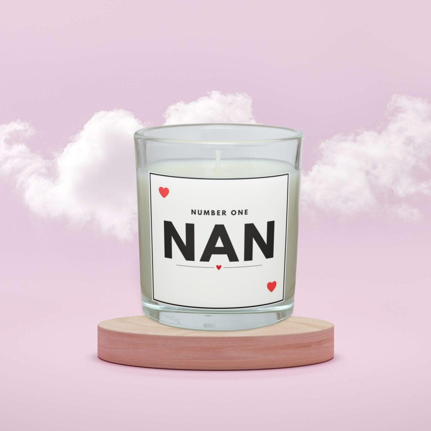 Number One Nan Personalised Candle Gift | Number 1 Nan Gift | Best Nanna Gift | Custom Grandma Candle | Nanna Birthday | Thank You Nan Gift Etsy
